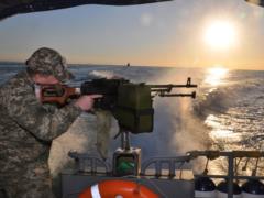 В Азовском море прошли масштабные учения пограничников