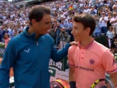 Первая ракетка мира Надаль исполнил давнюю мечту болбоя после матча на Roland Garros