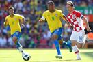 Brazil defeated Croatia