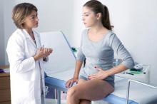 Reception, examination and treatment of obstetrician-gynecologist