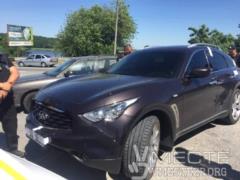 Под Запорожьем полиция отобрала дорогое авто у блогера, который занимался провоцированием полицейских