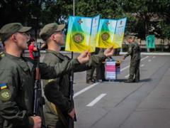 In Zaporozhye young guardsmen swore allegiance to the people of Ukraine