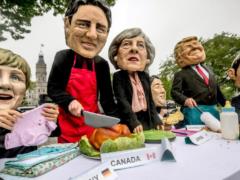 Лидеры G7 сцепились в адской драке