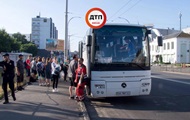 In Kiev, a bus driver with children died at the wheel