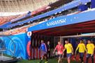 2018 World Cup: Colombia - Japan. The day before