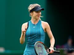 Svitolina went to the quarter finals of the prestigious tournament