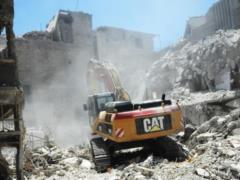 Provocators in Syria cemented the funnel from a chemical bomb