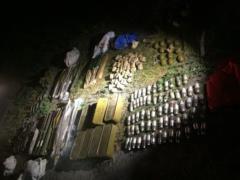 SBU revealed in the Kiev region a large arsenal of weapons