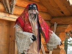 A schoolboy killed by a statue of Baba Yaga