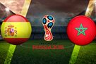2018 World Cup: Spain - Morocco. The day before