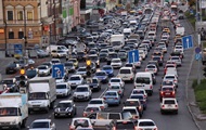 Kiev practically stopped in traffic jams