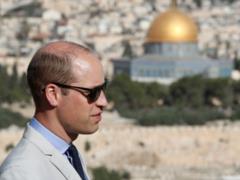 Prince William visited the grave of his great-grandmother in Jerusalem