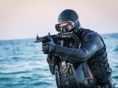 Divers of the National Guard took part in large-scale exercises in the Black Sea water area