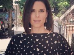 Star of horror films  Scream  for the second time became a mother