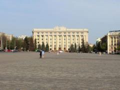 В центре Харькова ограничивается движение транспорта