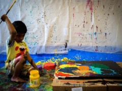 Pictures of the 4-year-old artist are sold for thousands of dollars
