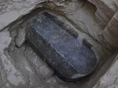 Egyptian archaeologists have found a giant mysterious coffin