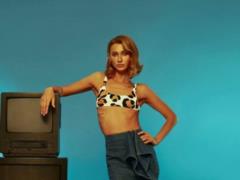 Playful TAYANNA showed a slender body in spicy tops