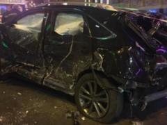 A terrible accident in the center of Kharkov. The mechanic said that the Lexus gas pedal was squeezed into the floor