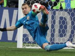 Jewelers have made a gold medal with Akinfeev s foot