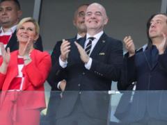 President of Croatia danced on the bones of the Russian team