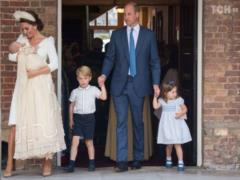 How did Prince Louis s christening pass: smiling Kate and concentrated William