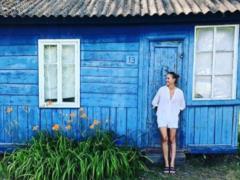 Comfortable beds with a failed mesh: Osadchaya visited the place of her childhood