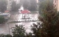 In Kiev, a shower fell