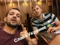 The Brazilian Mateus recorded the video  Glory to Ukraine 