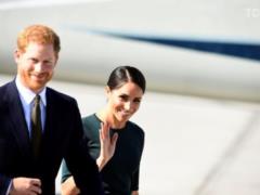 Megan in a tight dress performed her first official trip with Prince Harry