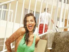 Sexy Irina Shayk demonstrated a luxurious figure in a bikini