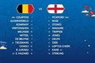 Belgium - England: compositions for the match World Cup 2018