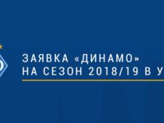 Dynamo applied for matches for UPL 2018/19
