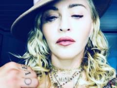 Madonna shared a rare picture of all six children