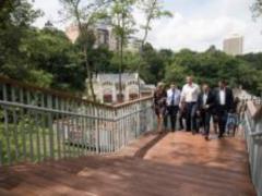 Klitschko opened the ladder from the Landscape alley in the tract of Gonchary-Kozhemyaki