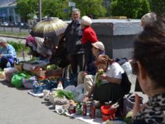 In Kharkov, raids on merchants  from the ground 