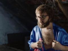 Frightened Dzidzio touched his nipple in a piquant teaser tape  DZIDZIO FIRST TIME 