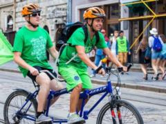 In August, from Kharkov, the all-Ukrainian bike ride starts among the blind