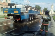 Battery in the center of Kamensk-Uralsky
