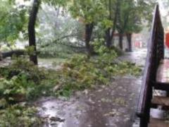В Киеве прошел ураган