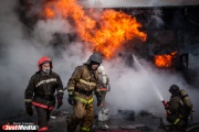 Under the collective gardens near Yekaterinburg, two major fires occurred at night