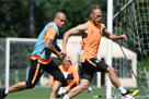 Rakytsky prepares for the match against Dynamo