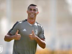 Ronaldo noted spectacular goal in training,  Juventus  after the wall with a crossbar