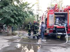 В Киеве горит жилой 9-этажный дом