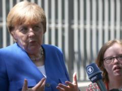 Merkel suddenly disappeared