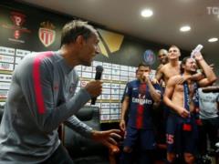 Because i m happy: PSG coach blew up the hall with singing after winning the French Super Cup