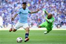 Aguero scored the 200th ball for Manchester City