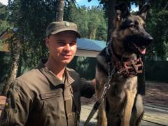 На Київщині гвардієць зі своїм чотирилапими іншому виявили тіло зниклого чоловіка