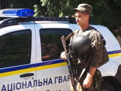Security and law and order in Akhtyrka under the watchful eye of the guardsmen