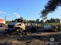 У Рівненській області в результаті ДТП заживо згорів водій вантажівки